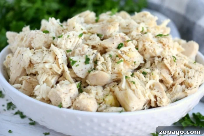 Effortless Instant Pot Chicken Meals 4 shredded chicken