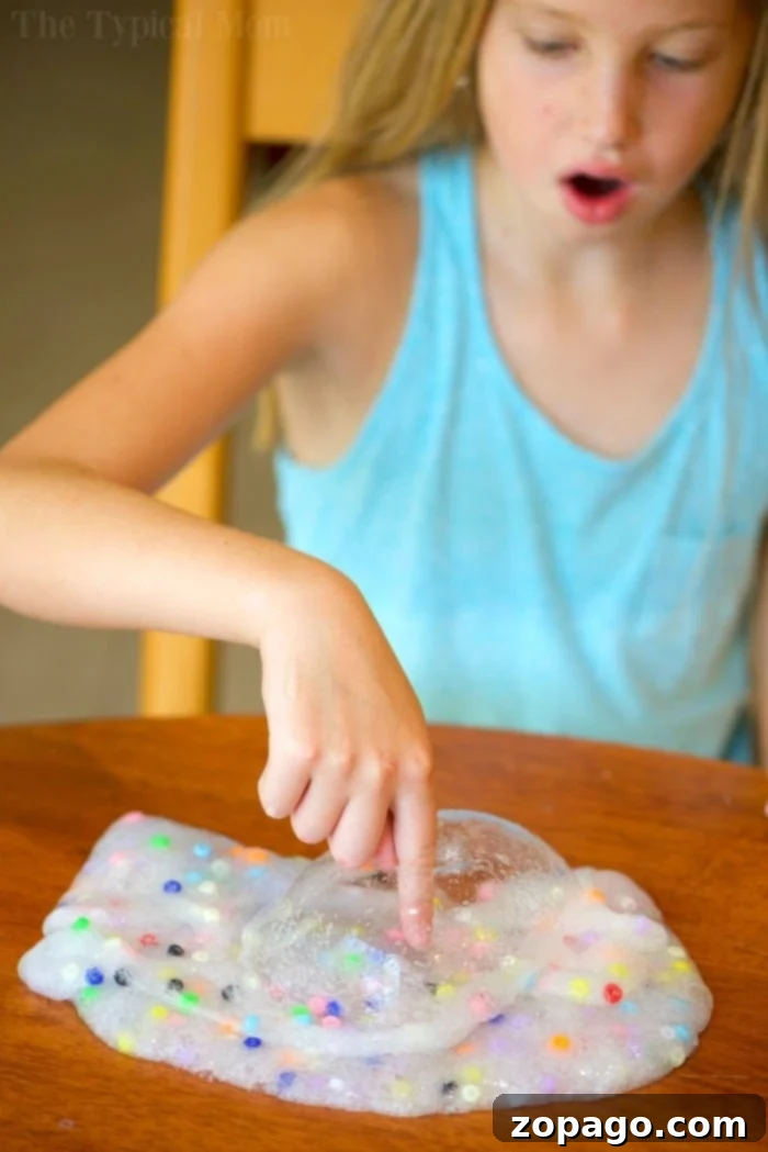 No Borax Slime - Simple and safe homemade slime