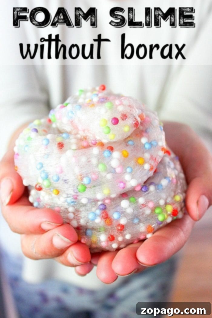 Slime Without Borax - Creative sensory play