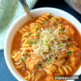 Instant Pot Chicken Parmesan Casserole