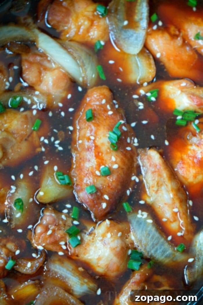 Fall-Off-The-Bone Slow Cooker Teriyaki Wings – A Family Favorite Perfectly cooked slow cooker teriyaki wings, tender and flavorful.
