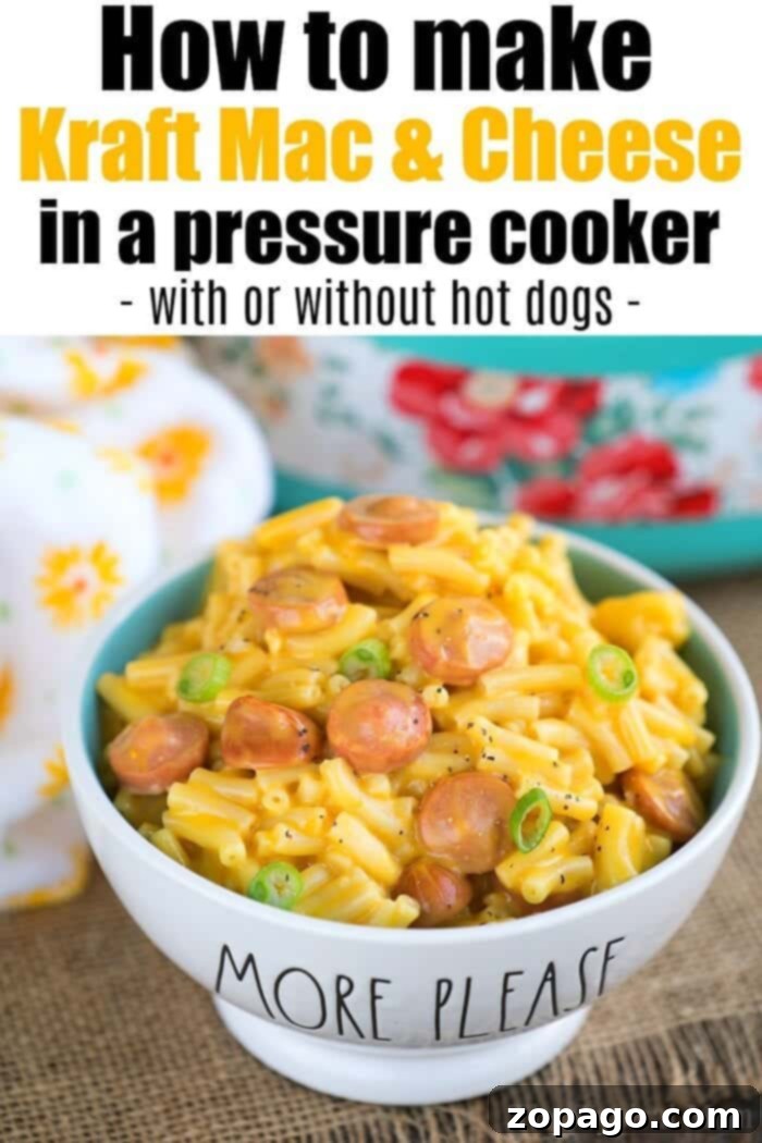 Quick and easy Kraft macaroni and cheese made in your Instant Pot for a super cheap meal. #instantpotrecipes #macaroniandcheese Instant Pot boxed macaroni and cheese, perfect for a quick and cheap meal.