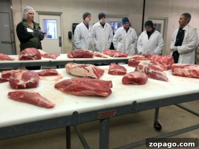 Understanding the different cuts of Texas beef and their culinary uses. Variety of Beef Cuts in Display