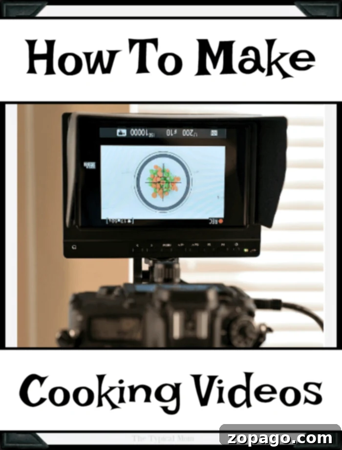 Essential setup for creating quick cooking videos at home