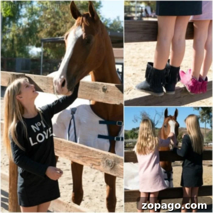 Awesome Gifts for Girls 5-10 7 Fashionable clothing and accessories for young girls, highlighting comfy dresses, boots, and a cat purse.