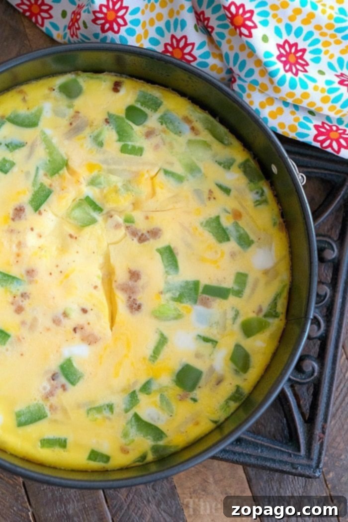 Instant Pot breakfast casserole is perfect for the weekend or for the holidays! Packed with eggs and sausage it will fill you up & made quickly. #instantpot #pressurecooker #breakfast #casserole #egg #sausage #hashbrowns #instantpotrecipes #thetypicalmom instant pot breakfast casserole