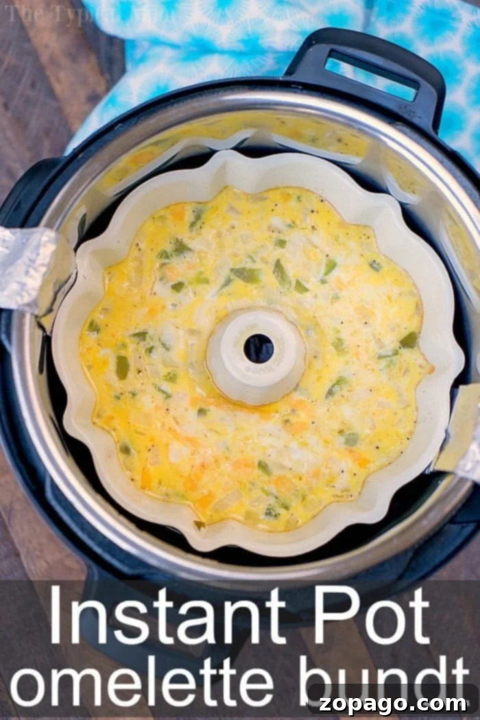 Perfectly Cooked Instant Pot Breakfast Casserole: A Family Favorite A close-up of the Instant Pot Breakfast Casserole, showcasing its golden-brown top and fluffy texture, ready to be served for a satisfying breakfast or brunch.