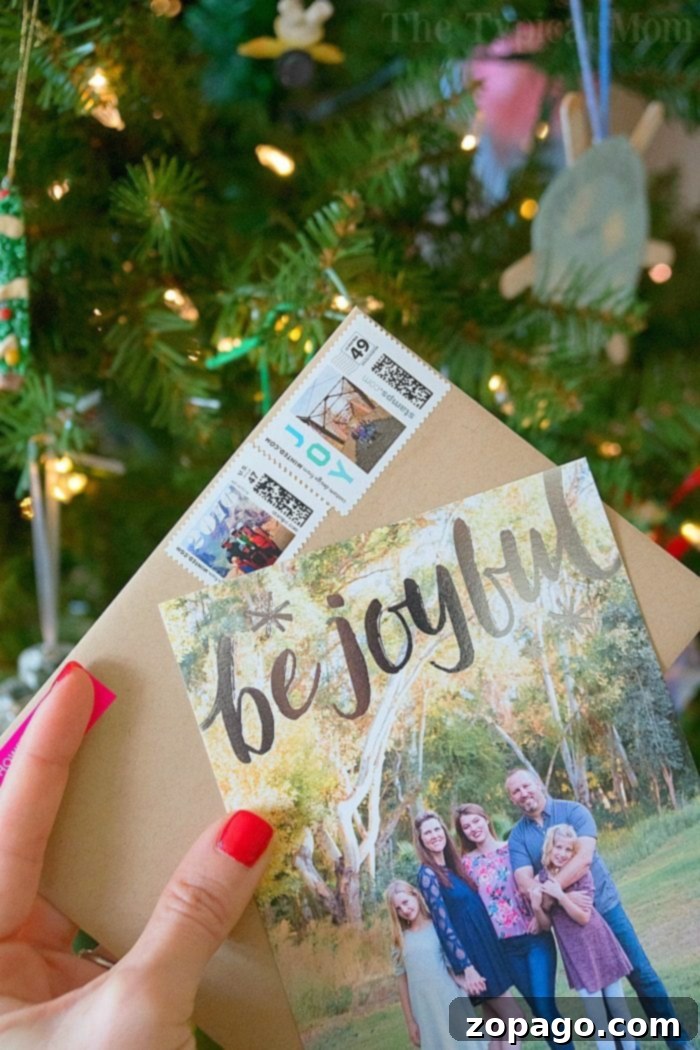 Design your own unique postage stamp with cherished family photos for holiday cards, birth announcements, and other special occasions. A custom postage stamp featuring a joyous family photo, perfect for holiday cards and special announcements, making mail truly memorable.
