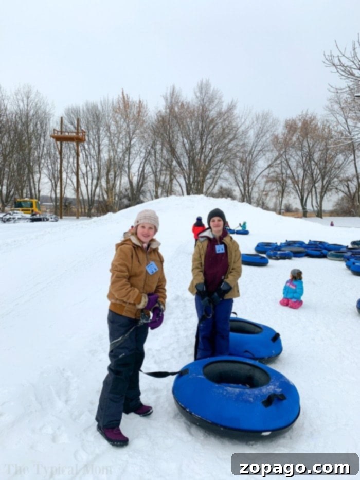 Kids enjoying tubing at Eagle Island Boise
