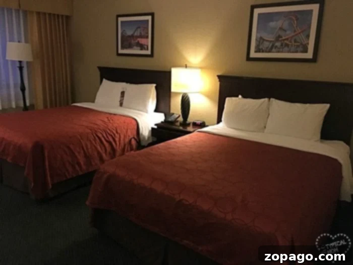 Cozy hotel room with kitchen facilities