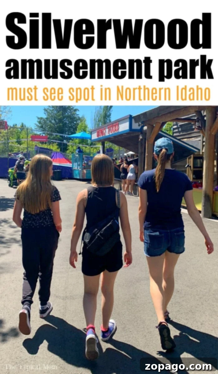 Exciting rides at Silverwood Theme Park