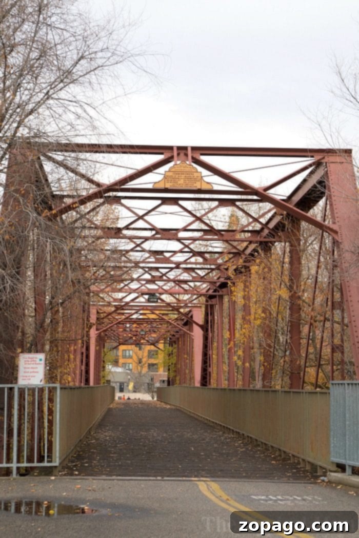 Bridge over Boise River near BSU campus