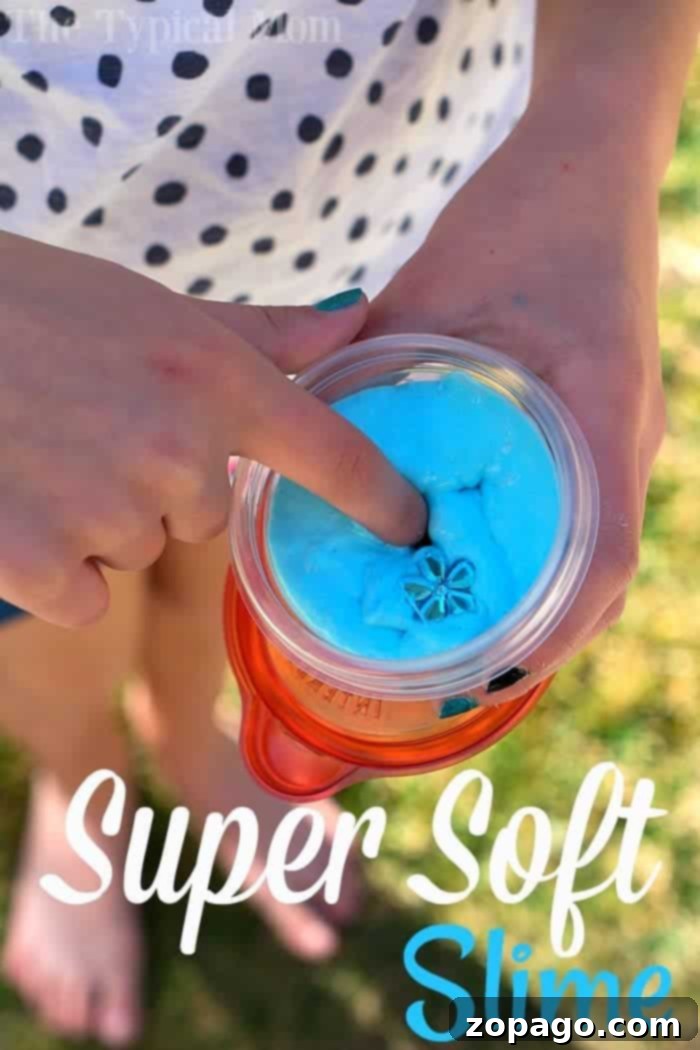 Easy Homemade Soft Slime Recipe Without Borax How to Make Soft Slime