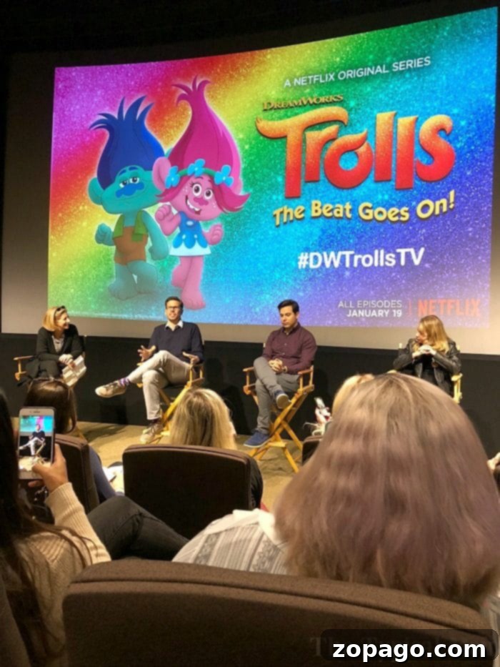 Experience the infectious joy and music of the Trolls: The Beat Goes On! series. Trolls characters celebrating with music