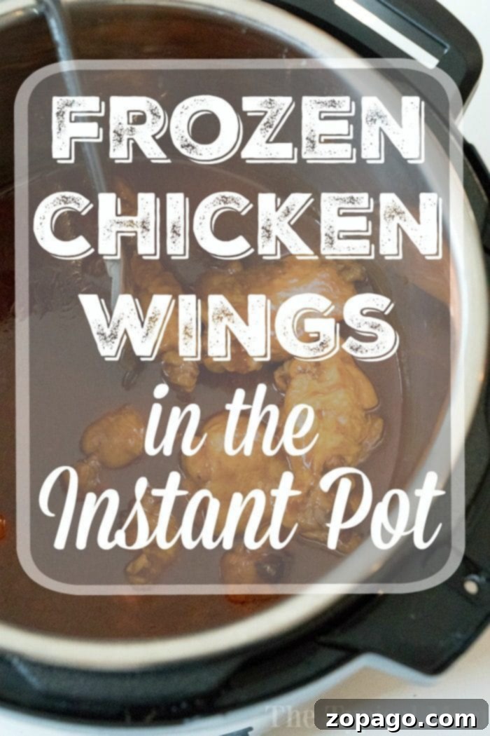 Effortless Pressure Cooker Frozen Chicken Wings 5 A vibrant photo showcasing finished Pressure Cooker Frozen Chicken Wings, glistening with barbecue sauce and ready to be served as an appetizer or dinner.