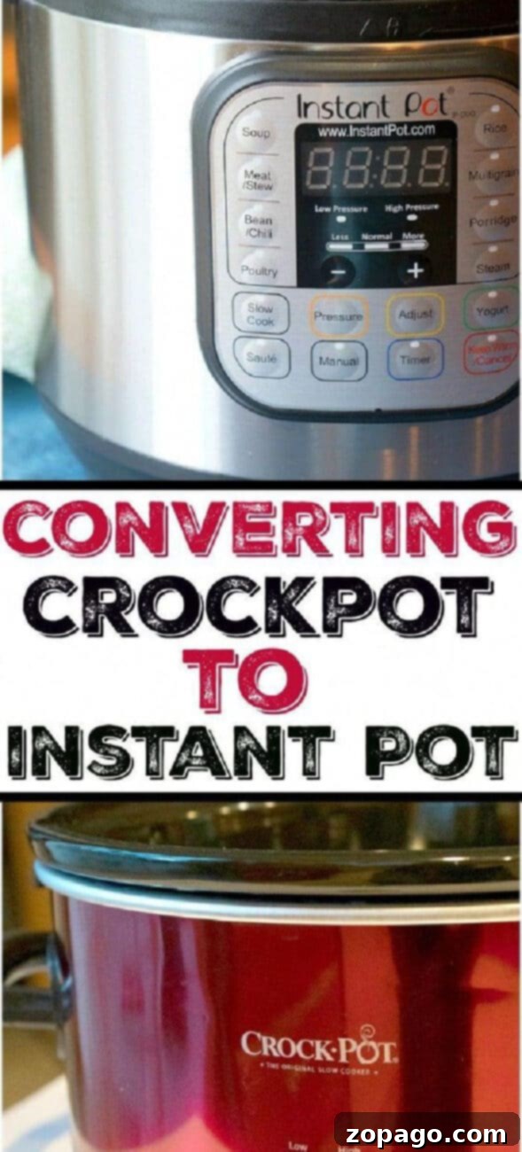 Speed vs. Simmer: Choosing Your Perfect Kitchen Companion 2 converting crockpot to instant pot