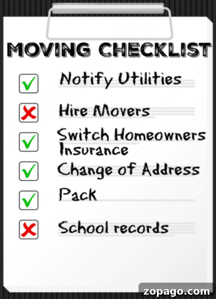 Moving Home Checklist 2