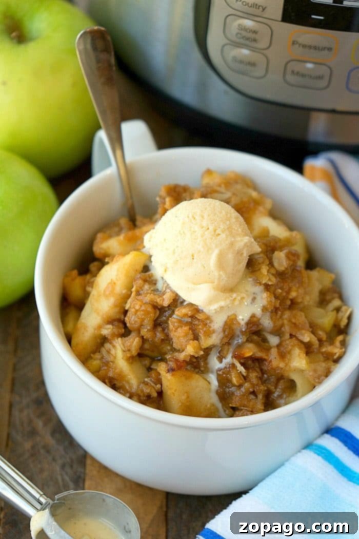 Effortless Instant Pot Apple Crisp 4 instant pot apple crisp