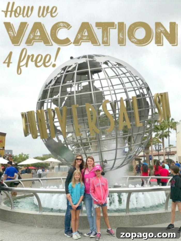 Discover how to take a free family vacation! With smart planning and our travel tips, your family can travel for free like we do, year after year. Fund road trips and amusement park visits by simply shopping online. #travel #free #vacations #family #cashback #budgettravel Happy family enjoying a free family vacation, symbolizing the joy of budget-friendly travel