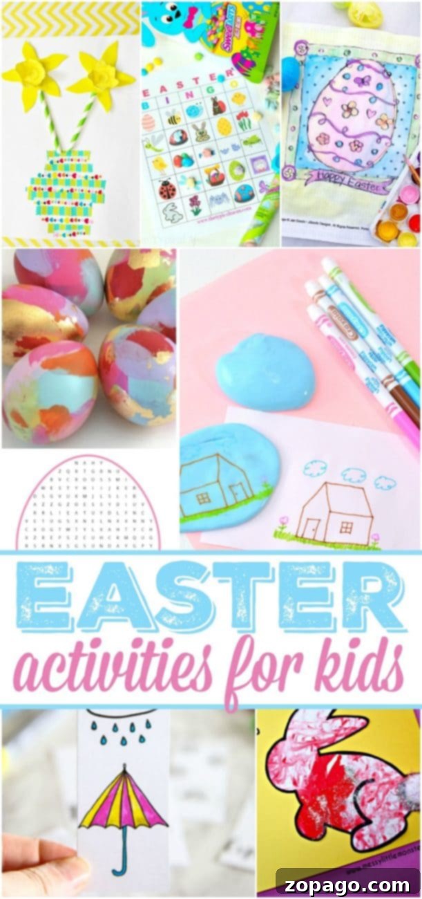 Inspiring Creative Easter Activities and Crafts for Kids Variety of creative Easter activities for children, including crafts and DIY projects