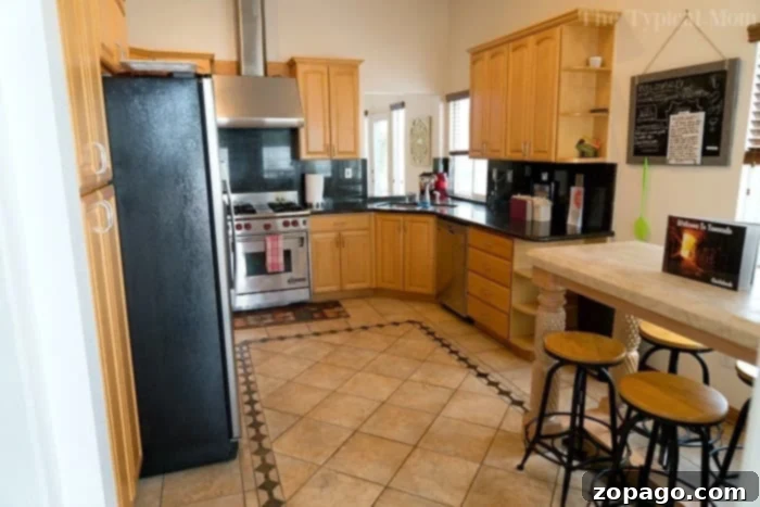 Enjoy a fully equipped, modern kitchen in your vacation rental, making meal prep a breeze. Modern Kitchen in a Vacation Home