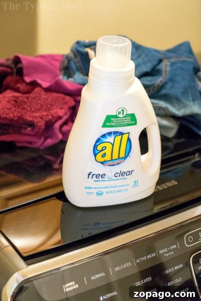 Empower your kids with this free printable laundry checklist, designed to teach them the essential steps for proper clothes washing, ensuring stains and odors are effectively removed. #laundry #parenting #printable #free #howtodo #lifeskills #kids #children Life Skills for Children - Laundry Day