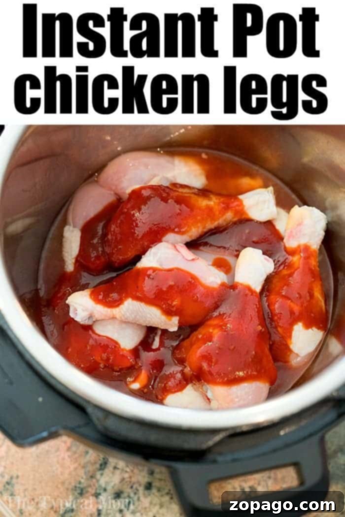 Instant Pot Drumsticks 5 Perfectly cooked and browned pressure cooker drumsticks, ready to be served.
