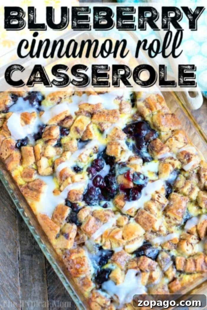 Gooey Cinnamon Roll Bake 4 Delicious Pillsbury Cinnamon Roll Casserole, showcasing its perfect bake and sweet topping.