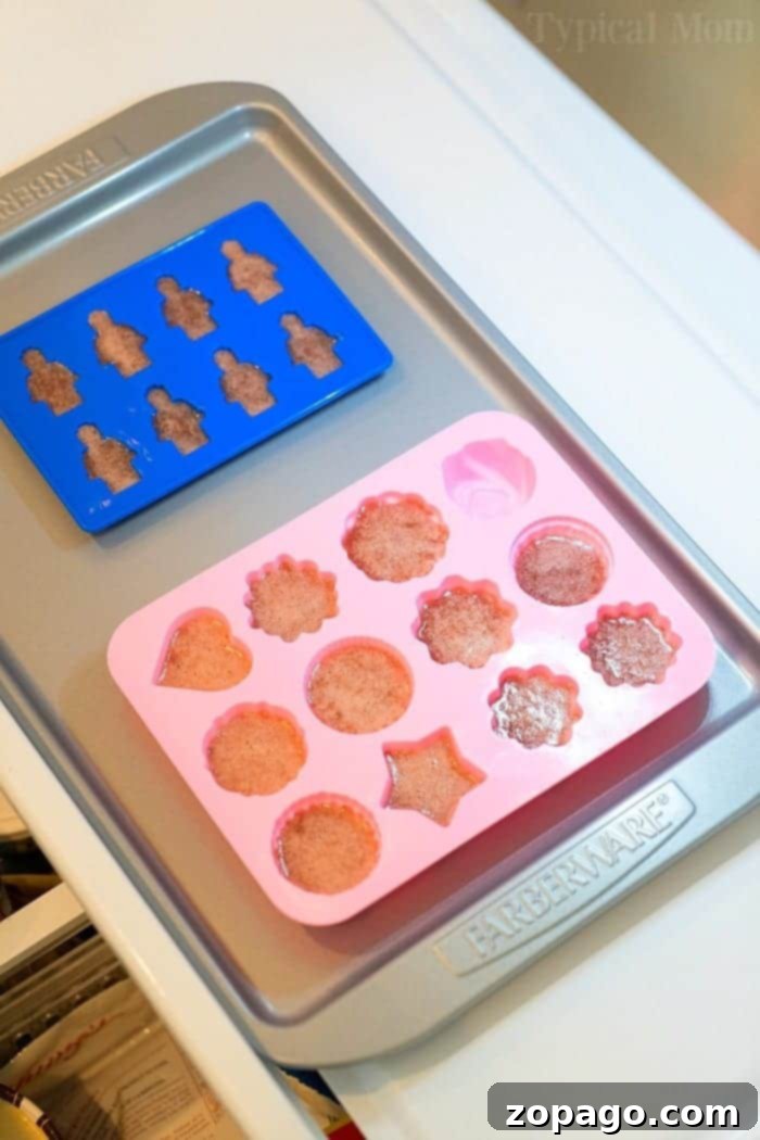 Homemade fruit snacks: An easy, healthy recipe with real fruit, Vitamin C, and fun shapes. An assortment of vibrant homemade fruit snacks, perfectly set in star and flower shapes.