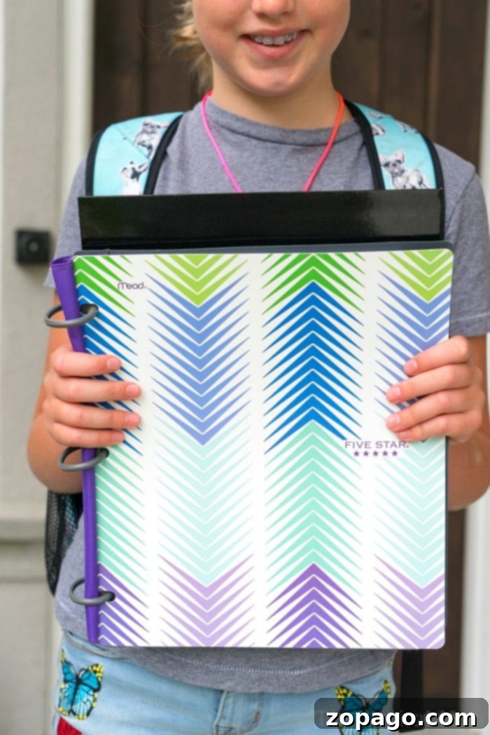 Back-to-School Supply List 3 A collection of coordinated Five Star school supplies in muted tones