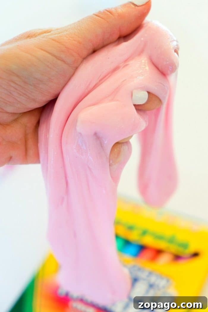 Simple ingredients for making a fun, borax-free slime with hand soap and markers, ensuring a soft and silky texture for kids' play. #slime #soap #easy #marker #colored #recipe #boraxfree #noborax #starch Ingredients for making hand soap slime