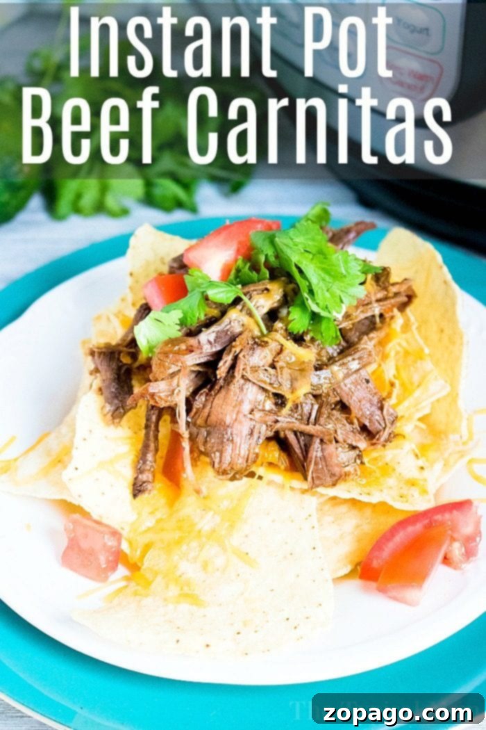 Pressure cooker shredded beef tacos recipe you can make for dinner tonight! Flavorful tender beef in your Instant Pot has never been easier! #pressurecooker #instantpot #shredded #beef #tacos #healthy #easy Ninja Foodi Pulled Beef - Delicious and quick