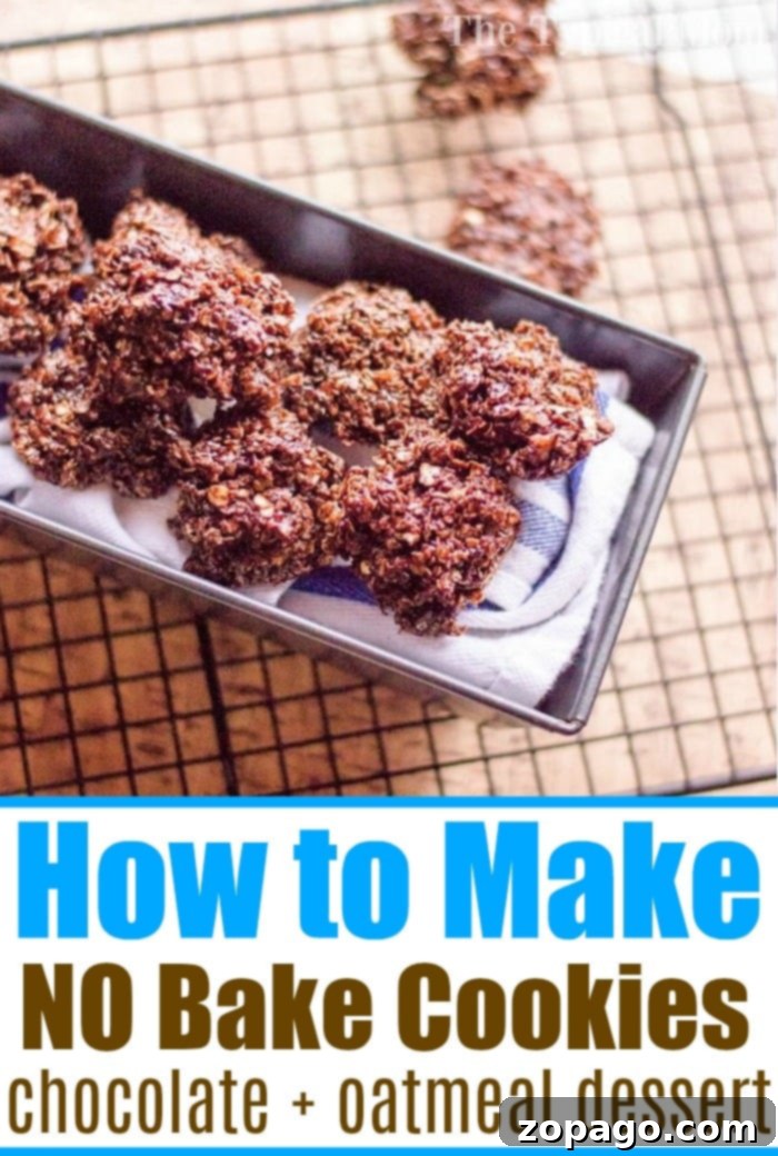 No-Bake Cookie Essentials 4 chocolate no bake cookies