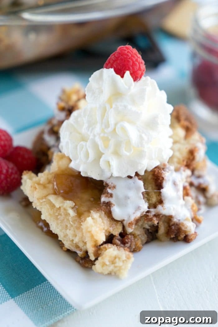 Apple spice dump cake is a quick and easy dessert, tasting like a cinnamon coffee cake, perfect for any season. Irresistible Apple Spice Dump Cake, perfect for fall gatherings and easy dessert cravings.