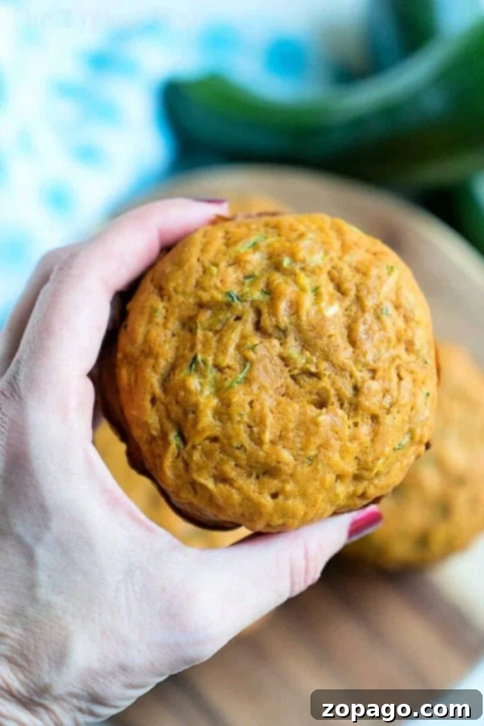 Delicious Pumpkin Zucchini Muffins for a Perfect Fall Breakfast Freshly baked pumpkin zucchini muffins on a cooling rack, showcasing their golden tops and inviting texture.