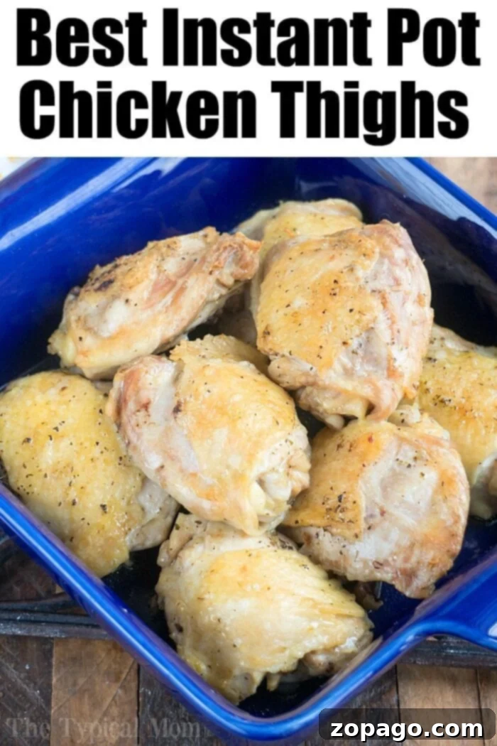 Instant Pot chicken thighs bone in dinner with a creamy cream cheese sauce your family will love. Easy pressure cooker chicken dinner is done! Instant Pot chicken thighs with crispy skin