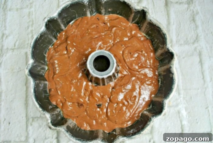Beautifully glazed Rum Bundt Cake, ready to be sliced and enjoyed.