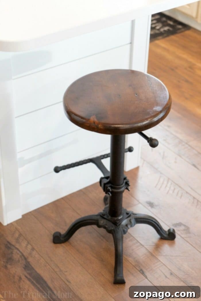 Choosing the Perfect Farmhouse Bar Stools for Your Kitchen Island Farmhouse style bar stools at a kitchen island