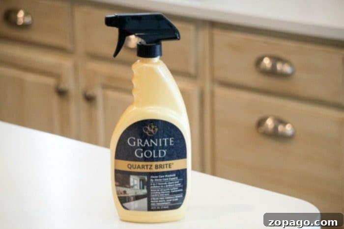 Essential Quartz Countertop Cleaner for Farmhouse Kitchens Quartz countertop cleaner spray bottle