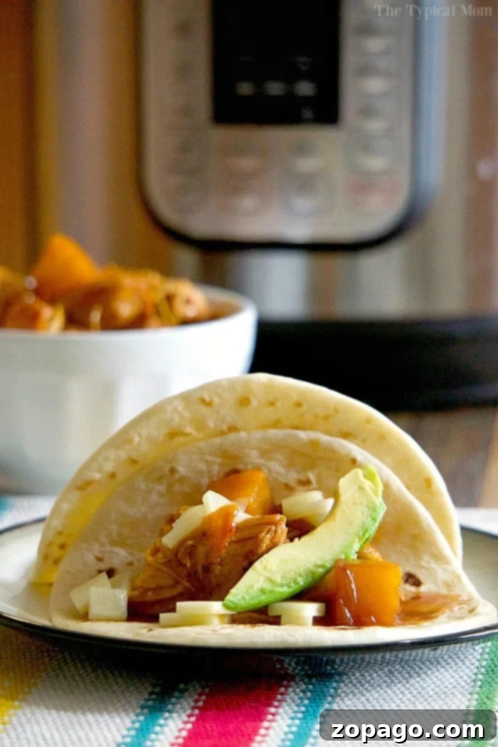 Instant Pot Taco Magic 4 Instant Pot shredded chicken, perfect for tacos