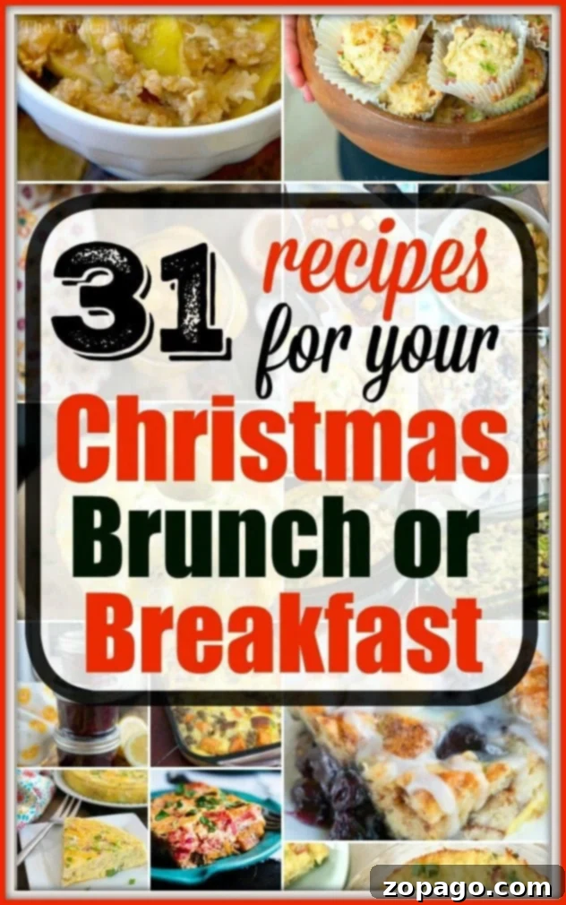 Delicious Christmas Brunch Menu Ideas for Your Holiday Gathering A festive spread featuring various sweet and savory dishes for a perfect Christmas brunch.