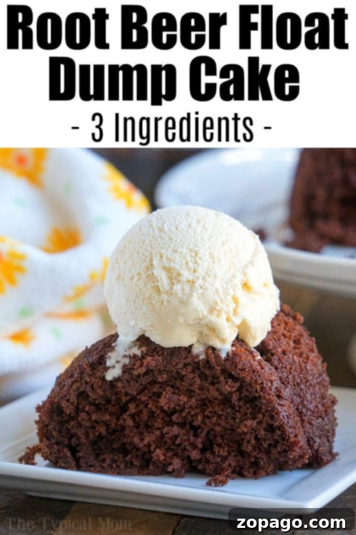 Root beer float cake with 2 ingredients! #cake #rootbeer #soda Root beer float cake served with ice cream