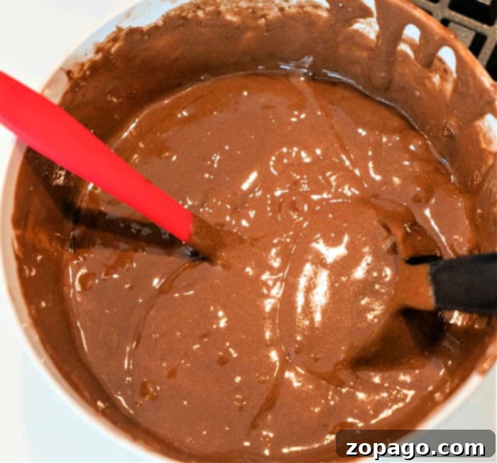 Easy 2-Ingredient Root Beer Cake 4 Smooth cake batter ready for baking