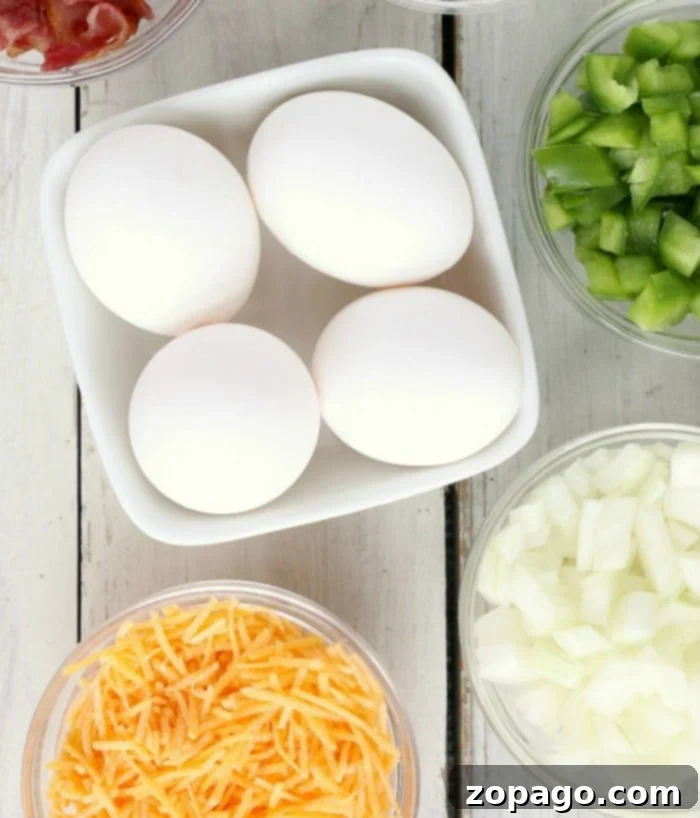 Fluffy Pressure Cooker Egg Bites 4 A vibrant bowl of Instant Pot egg bites with various colorful toppings, showcasing their versatility.
