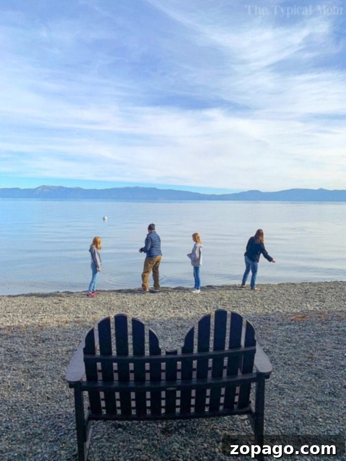 Lake Tahoe: Perfect for Family Travel Bloggers and Adventurers Happy family enjoying Lake Tahoe scenery
