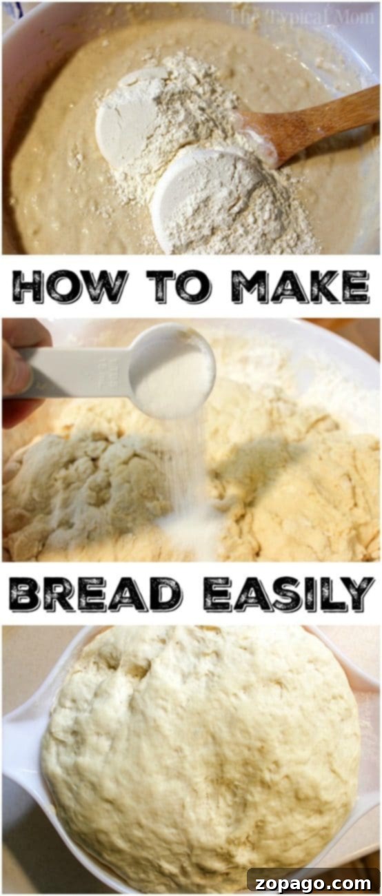 Baking bread at home isn't as scary as it sounds, and is easier to make than you probably think. If you wanna try making homemade bread here's an easy way. #homemade #bread #easy #homemadebread #whitebread #wheatbread Steps for baking bread at home: Begin by mixing flour, then gently add salt. Let the dough rise beautifully in a bowl.
