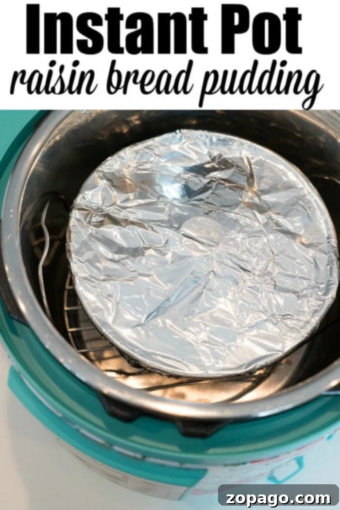 Instant Pot bread pudding is one of our favorite pressure cooker dessert recipes! Moist and pretty in a bundt pan it will become a favorite of yours too. pressure cooker bread pudding 2
