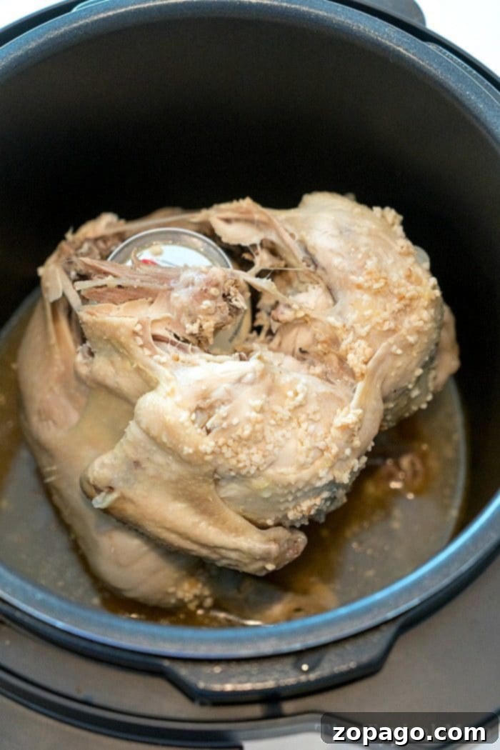 Pressure Cooker Beer Can Chicken