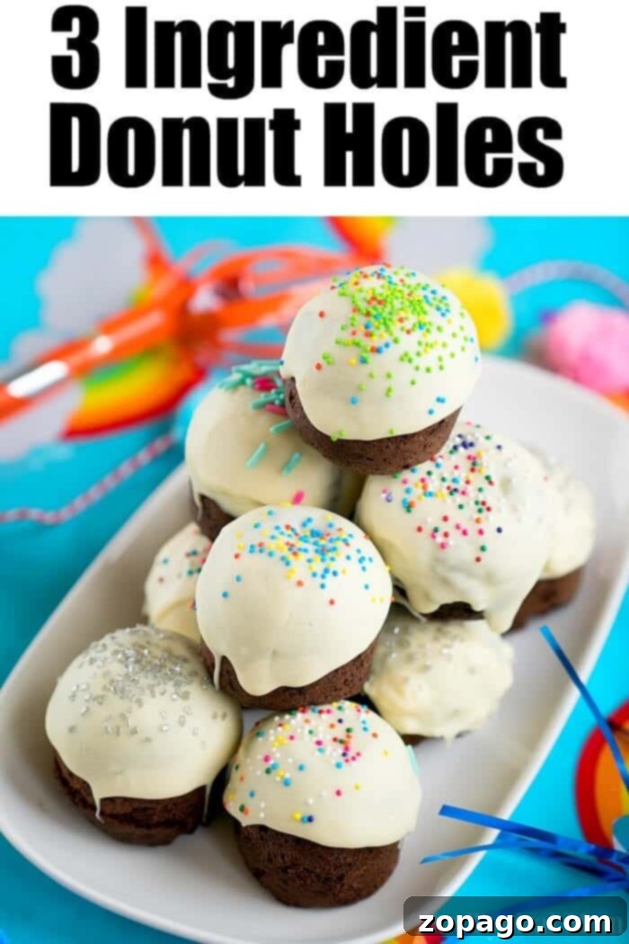 Instant Pot Donuts with White Chocolate and Sprinkles A collection of Instant Pot donuts adorned with white chocolate frosting and colorful sprinkles, arranged on a serving platter.