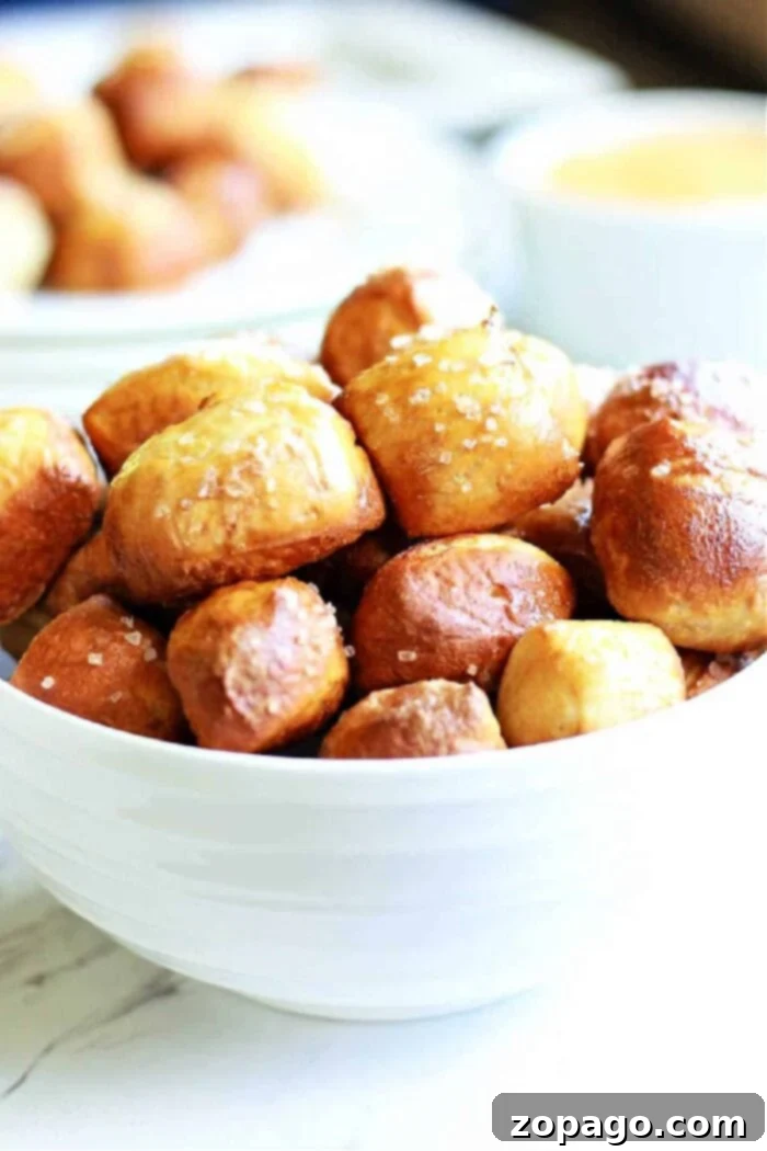 Easy Air Fryer Pretzel Bites 2 Crispy air fryer pretzel bites ready in minutes